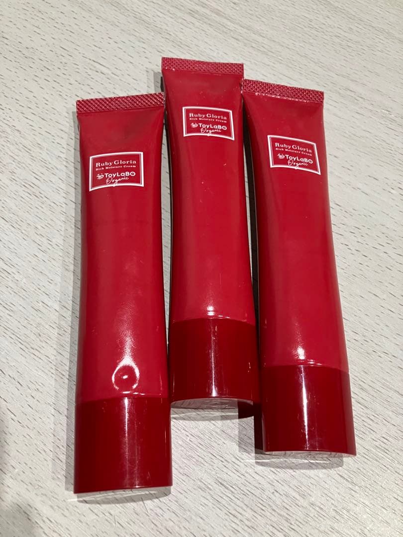 【新品未開封】ToyLaBO ルビーグロリア リッチモイスチュアクリーム 3本
