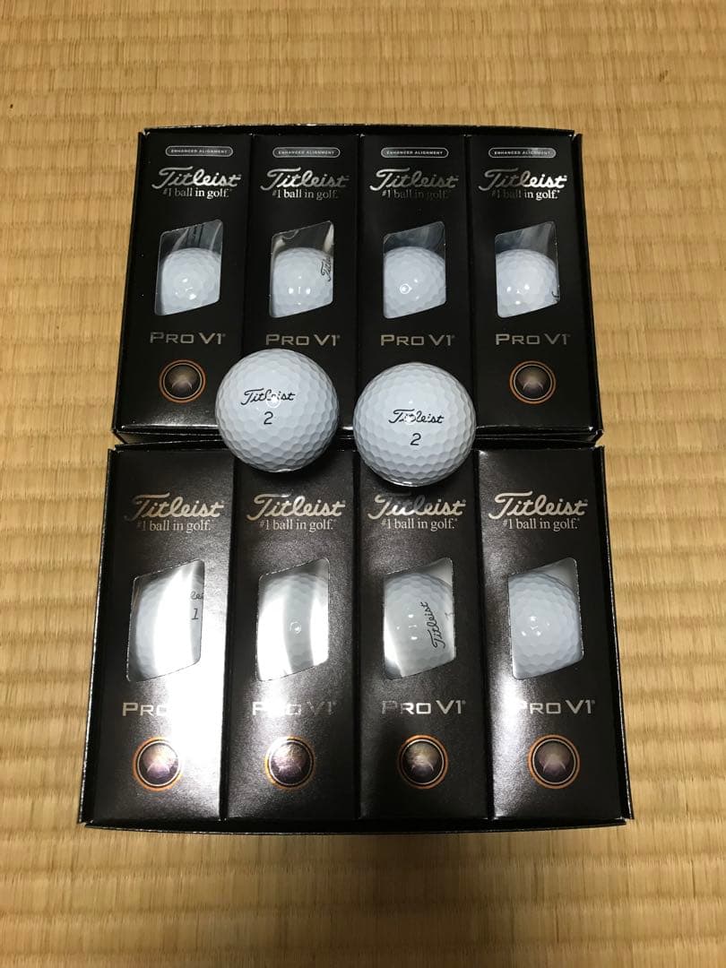 Titleist Pro V1 限定 white エイムエンハンスド ローナンバ