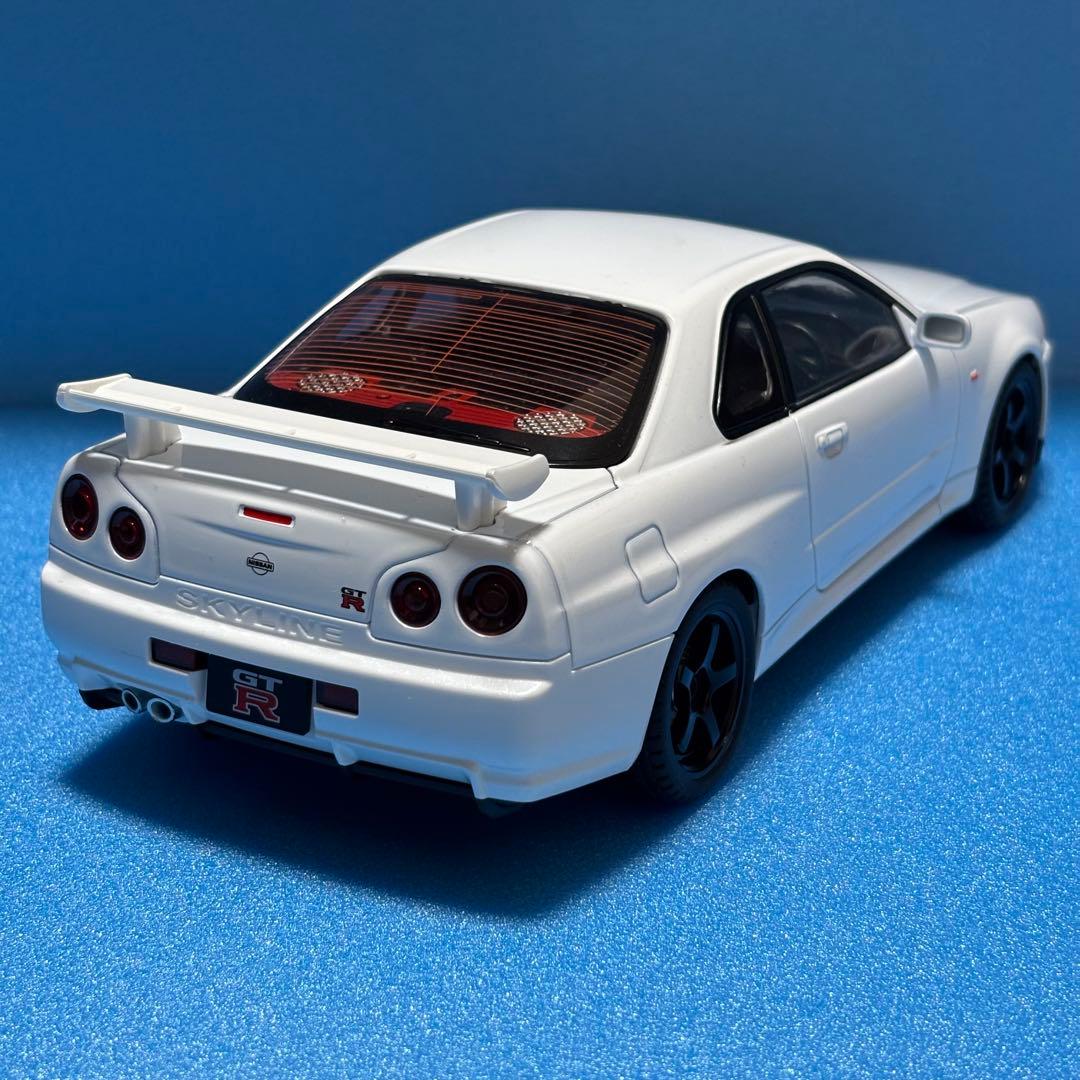 ダイキャスト　大迫力　日産　スカイライン　GT-R R34 1/18 模型