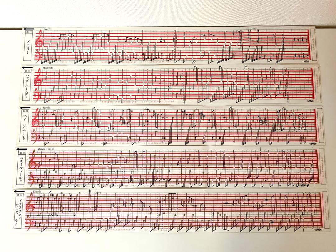 オルガニート20弁 手回しオルゴール カード5枚付き カード式 TDM-BOX