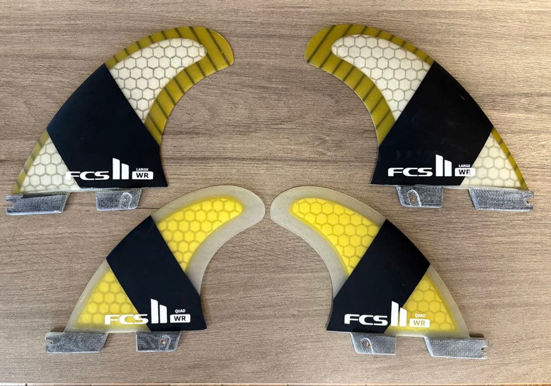 FCS II SHAPER SERIES WR ストレッチクアッドフィンＬサイズ