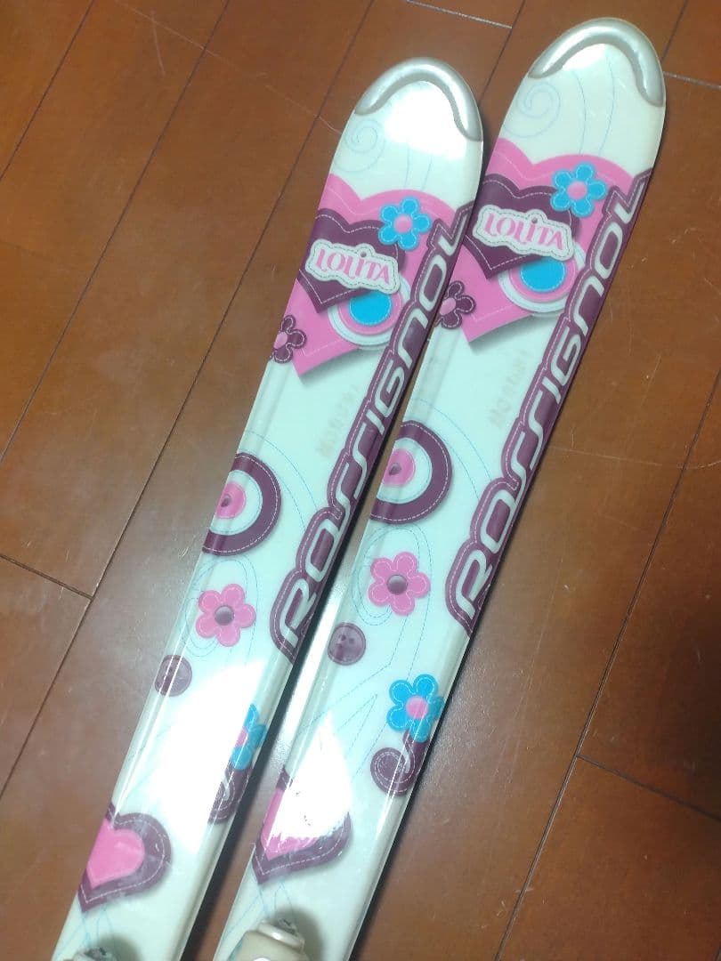 【ROSSIGNOL☆】140cm　スキー板セット♪　送料無料！