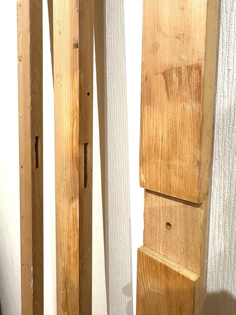 M120号　木枠　杉材　ネジ付き（2コ）