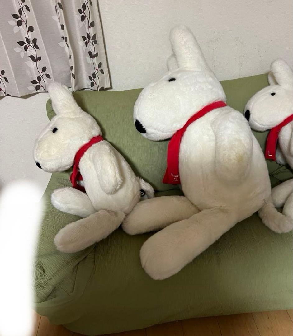 りさとガスパールのりさのぬいぐるみのセット（全長75.85.120センチ）