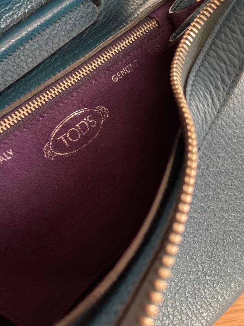 【極美品】TOD’S トッズ　ウェーブ　ハンドバッグ