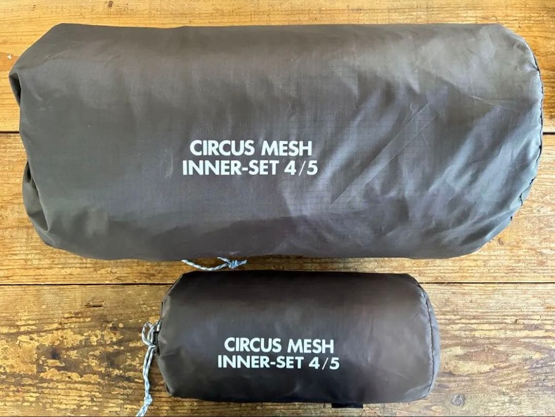 テンマクデザインサーカスtcメッシュインナーテント4/5。1度使用のみ