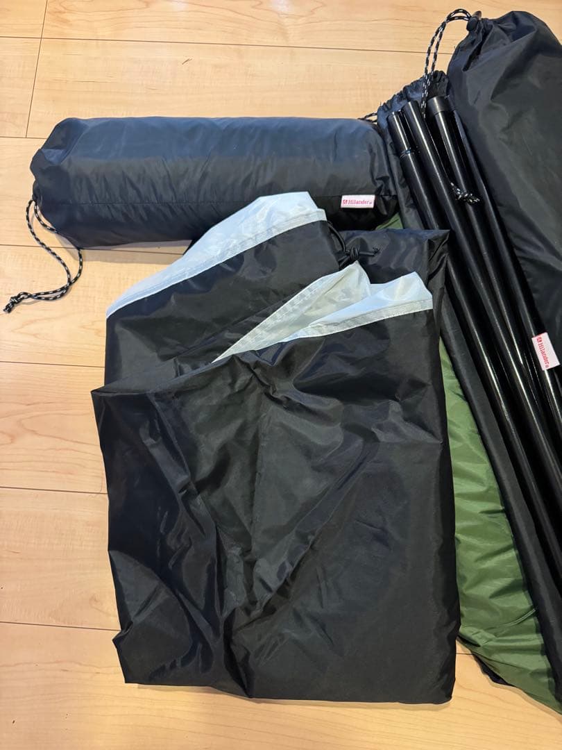 ハイランダー　フィンガル　ポップアップテント　タープ　他　セット