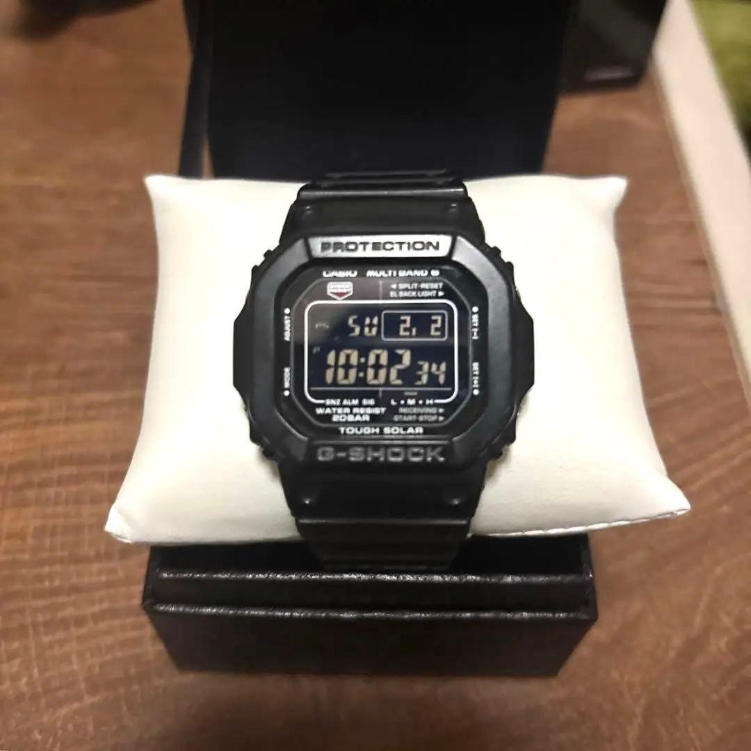 CASIO G-SHOCK GW-M5610 電波ソーラー マルチバンド6 黒
