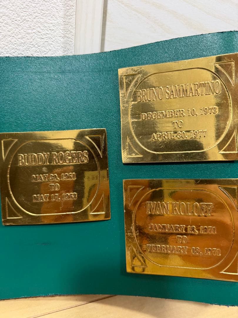 【希少】WWF世界ヘビー級選手権王座 レプリカ チャンピオンベルト