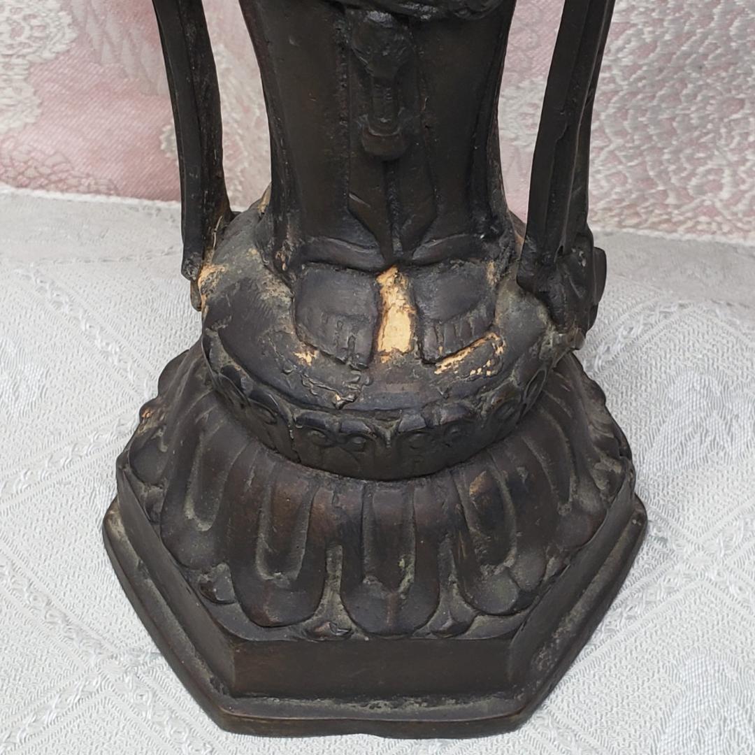 【名宝】◆金銅観音菩薩立像 新羅仏 仏像◆検）天平仏 飛鳥仏 百済仏 空海