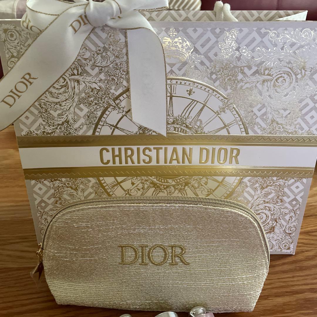 Dior リップグロス セット ゴールドポーチ付き