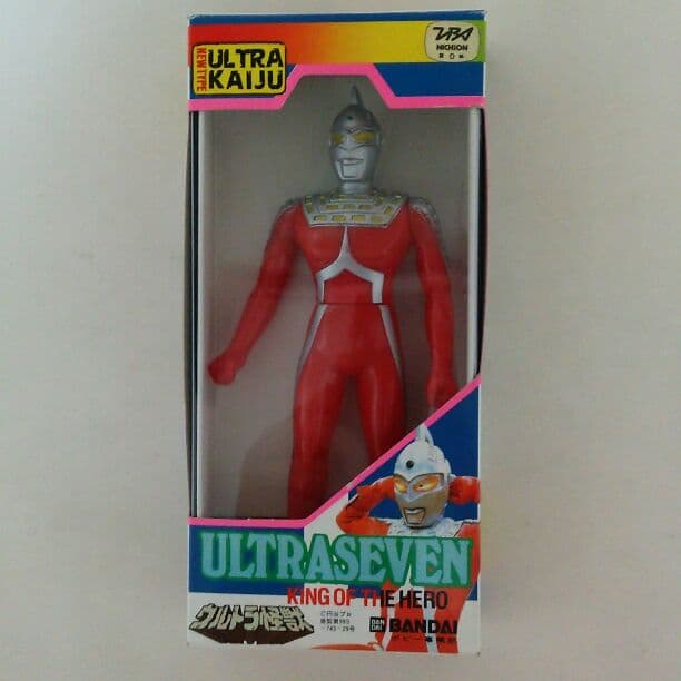 「ウルトラセブン」ウルトラ怪獣ソフビ人形・ウルトラセブン（新品・１９８３年）