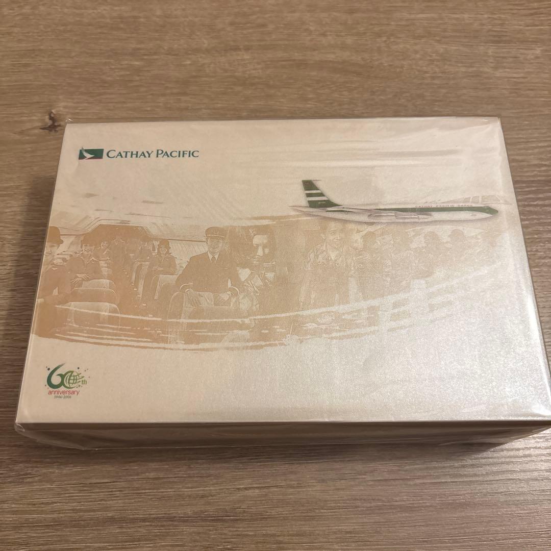 Cathay Pacific 60周年記念航空機モデル707-300 1:400