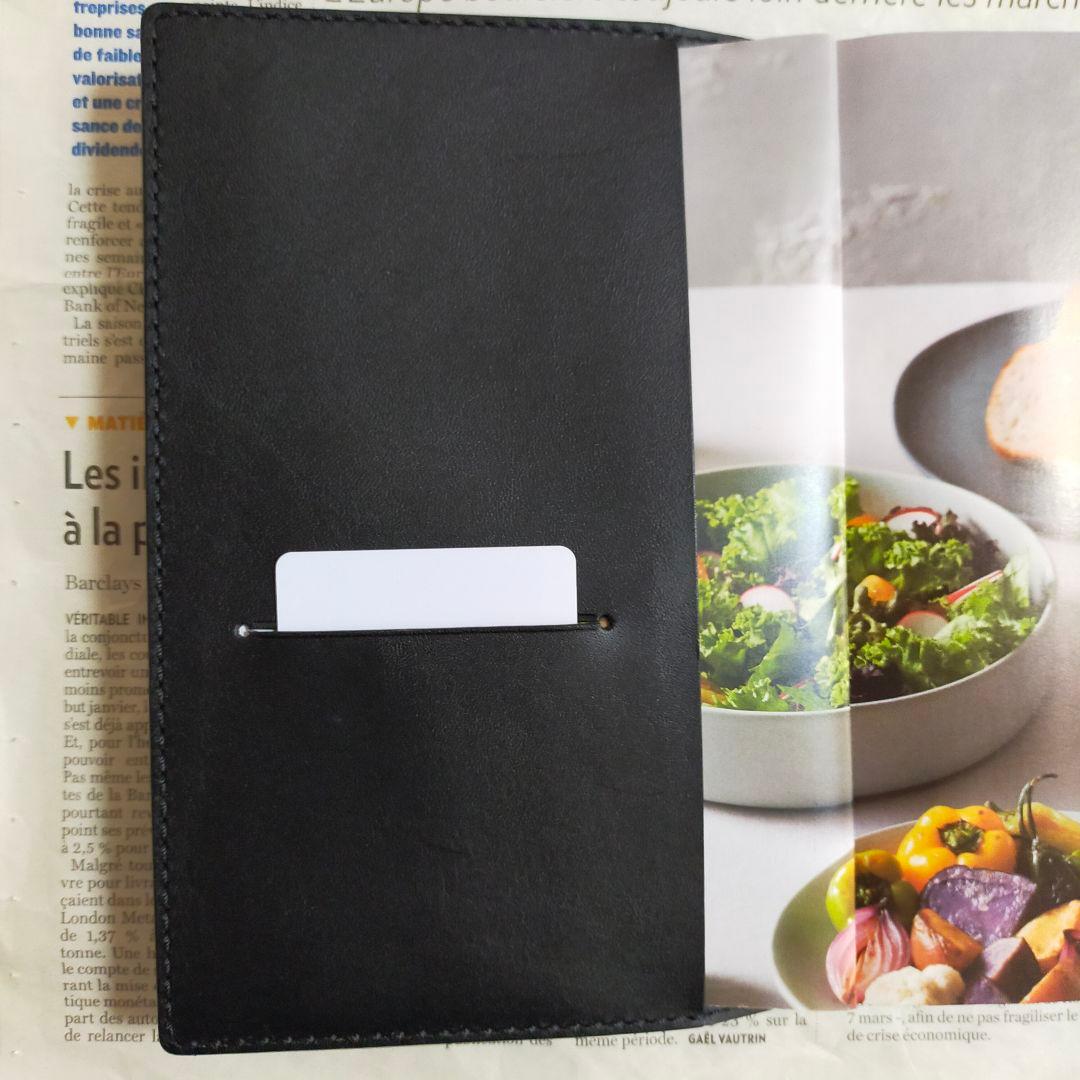 【まや】栃木レザー　ノートカバー