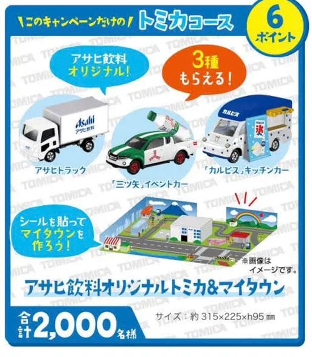 【非売品】カルピス×トミカ 当選品 おまけあり