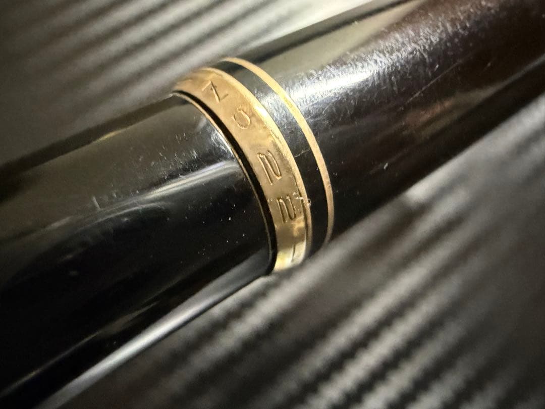 美品 モンブラン No.22 ブラック F 細字 万年筆