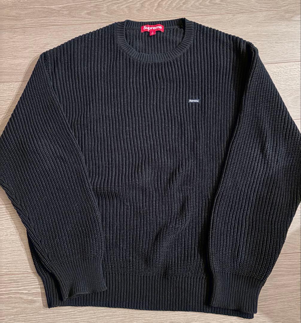 Supreme Small Box Logo セーターブラック　M