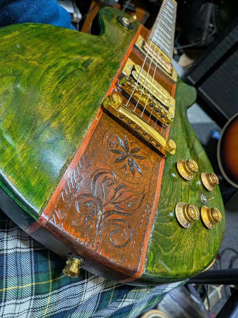 オリジナル　LP　雑gold塗装ハム×2　調整済みは動画！