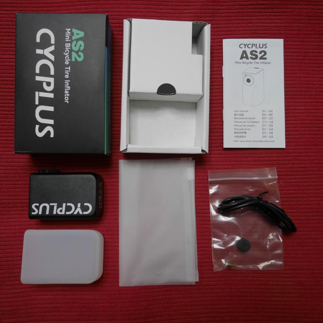 CYCPLUS 携帯 電動ポンプ ロードバイク 携帯ポンプ AS2