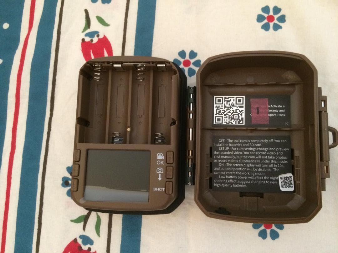 KJK トレイルカメラ 4台セット(2台×２)　32GB メモリーカード付●昼夜