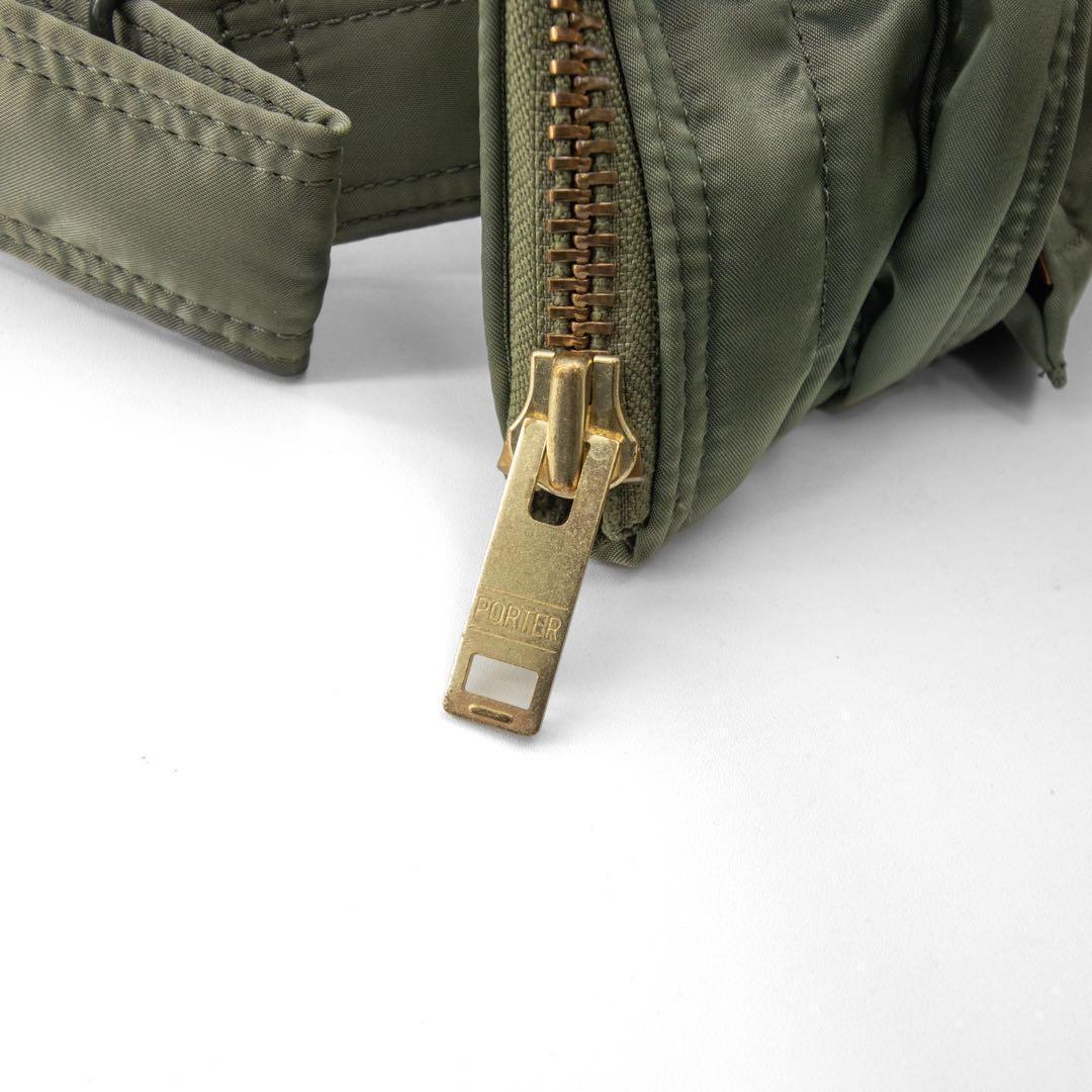 A046【近年モデル】ポーター／タンカー　ヘルメットバッグ　ショルダー　グリーン