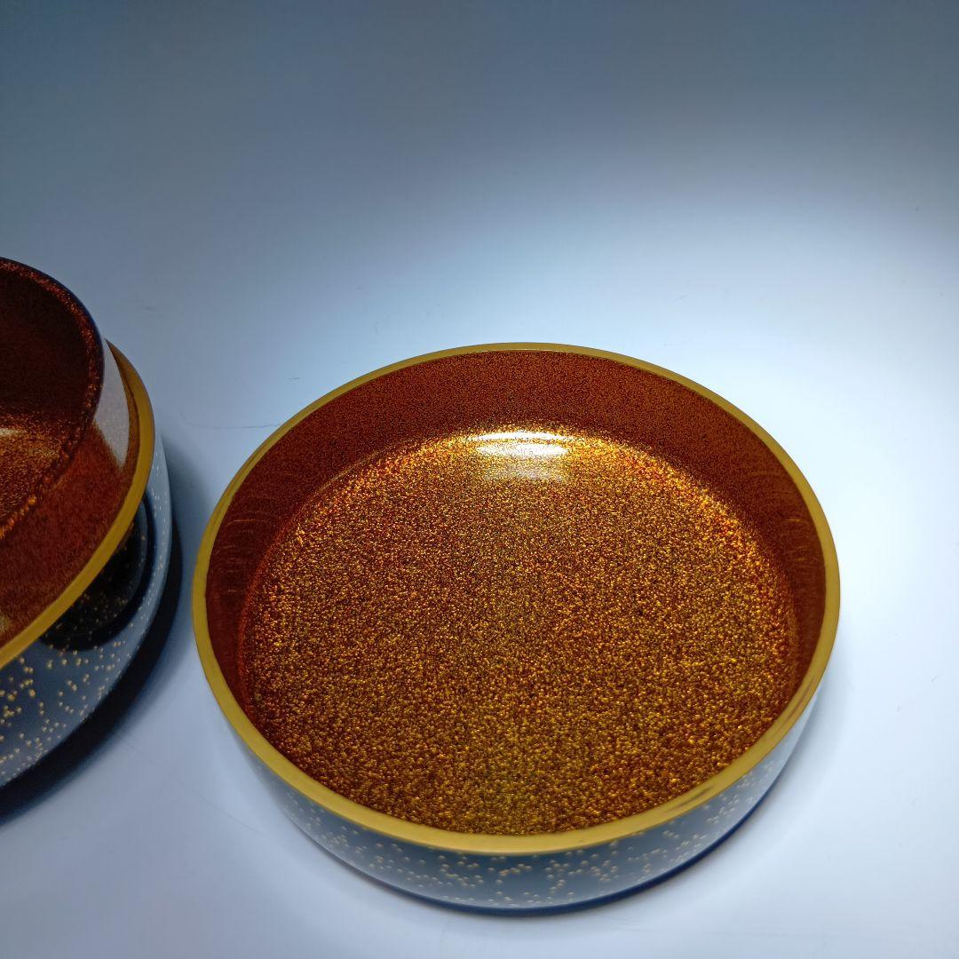 値下げ茶道具　清瀬一光作　色絵蒔絵平棗　 共箱　美品