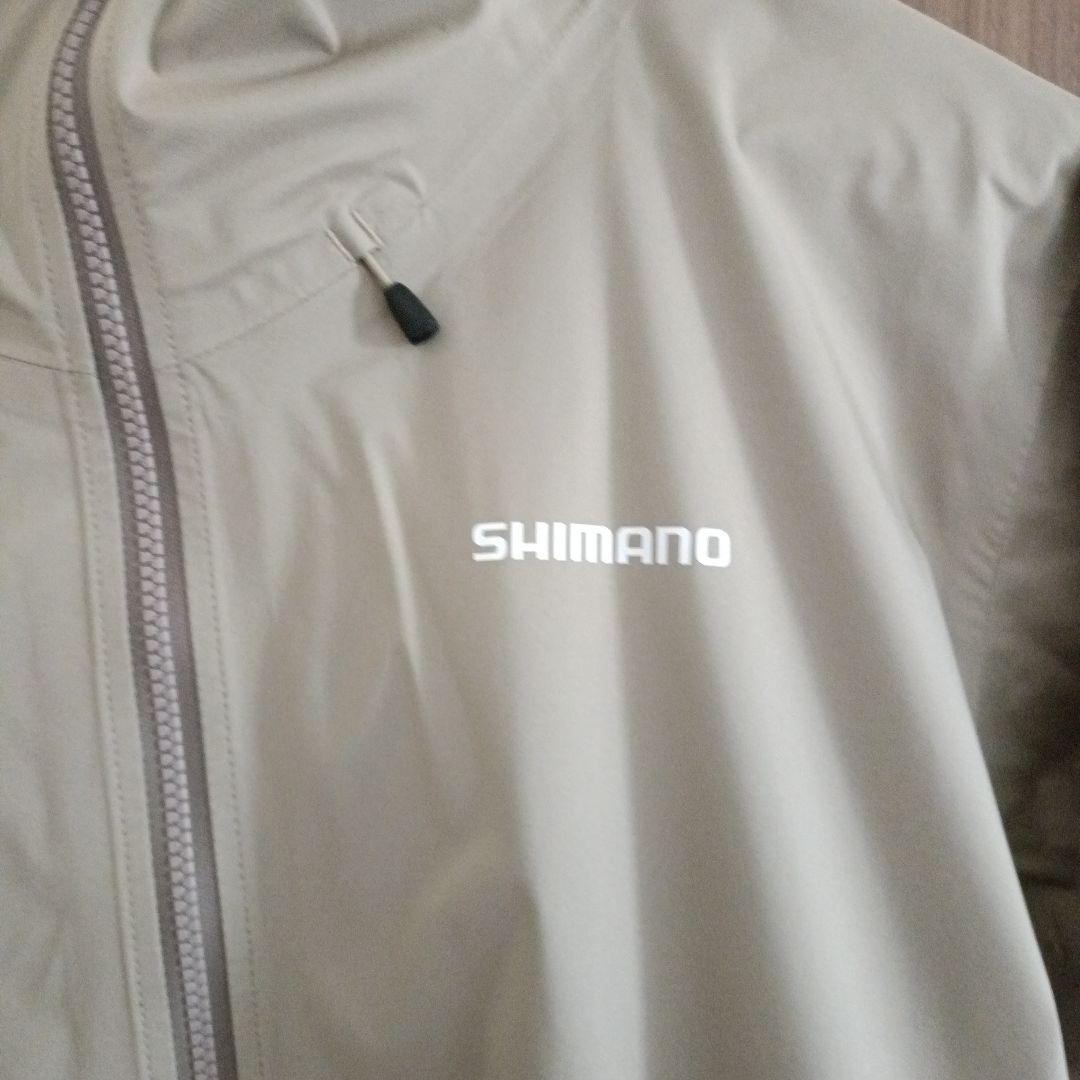 SHIMANO レインギアジャケット01 RA-01JV ベージュ　L　シマノ