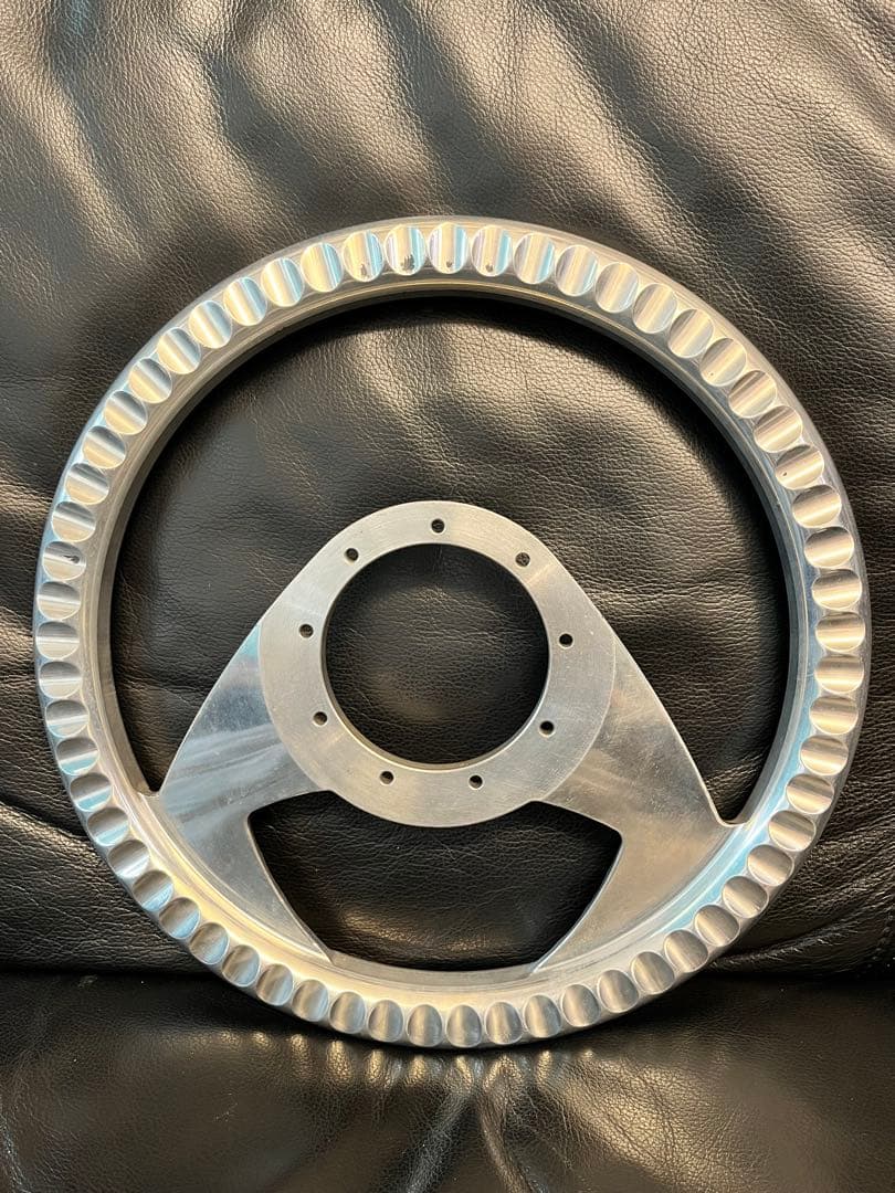 アルミニウム製ビレット ステアリングホイール ポリッシュ カスタム