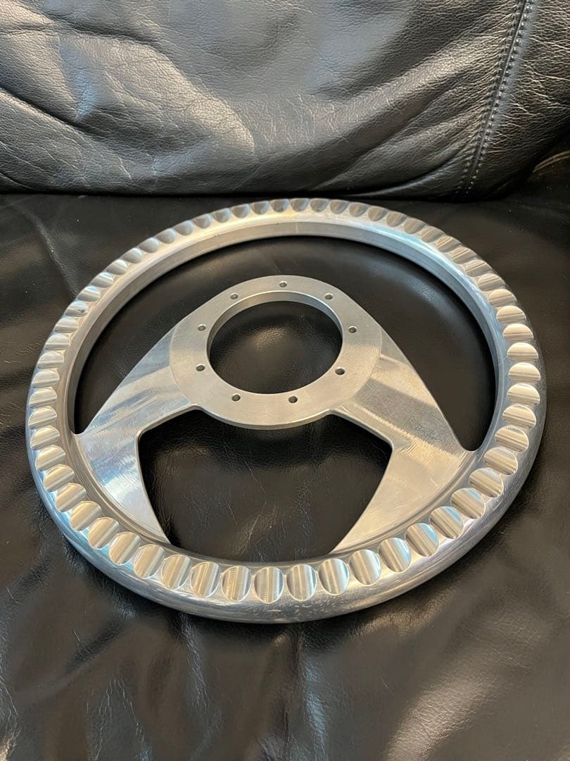 アルミニウム製ビレット ステアリングホイール ポリッシュ カスタム