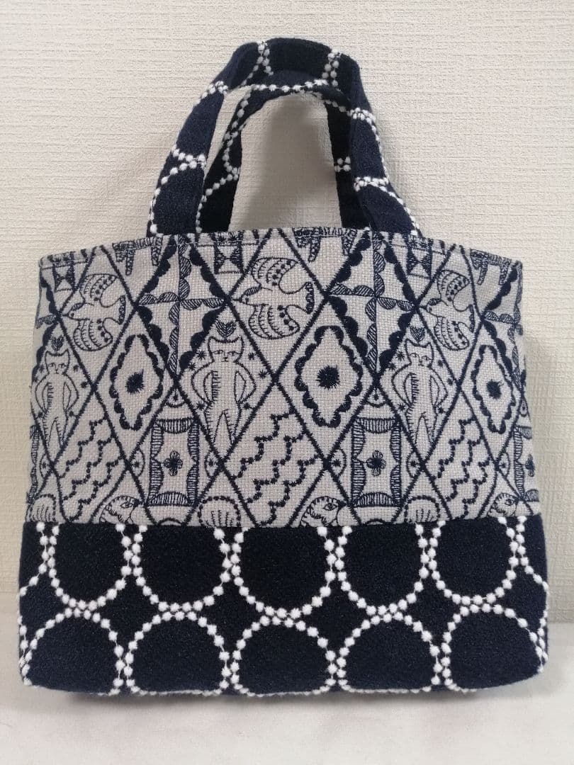 未使用　ミナペルホネン　ハンドメイド　symphony　タンバリン　バッグ