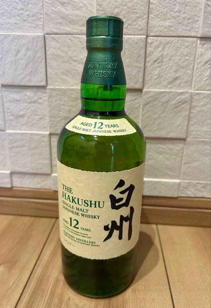 【新品未開封】サントリー　白州 12年 シングルモルトウイスキー 700ml