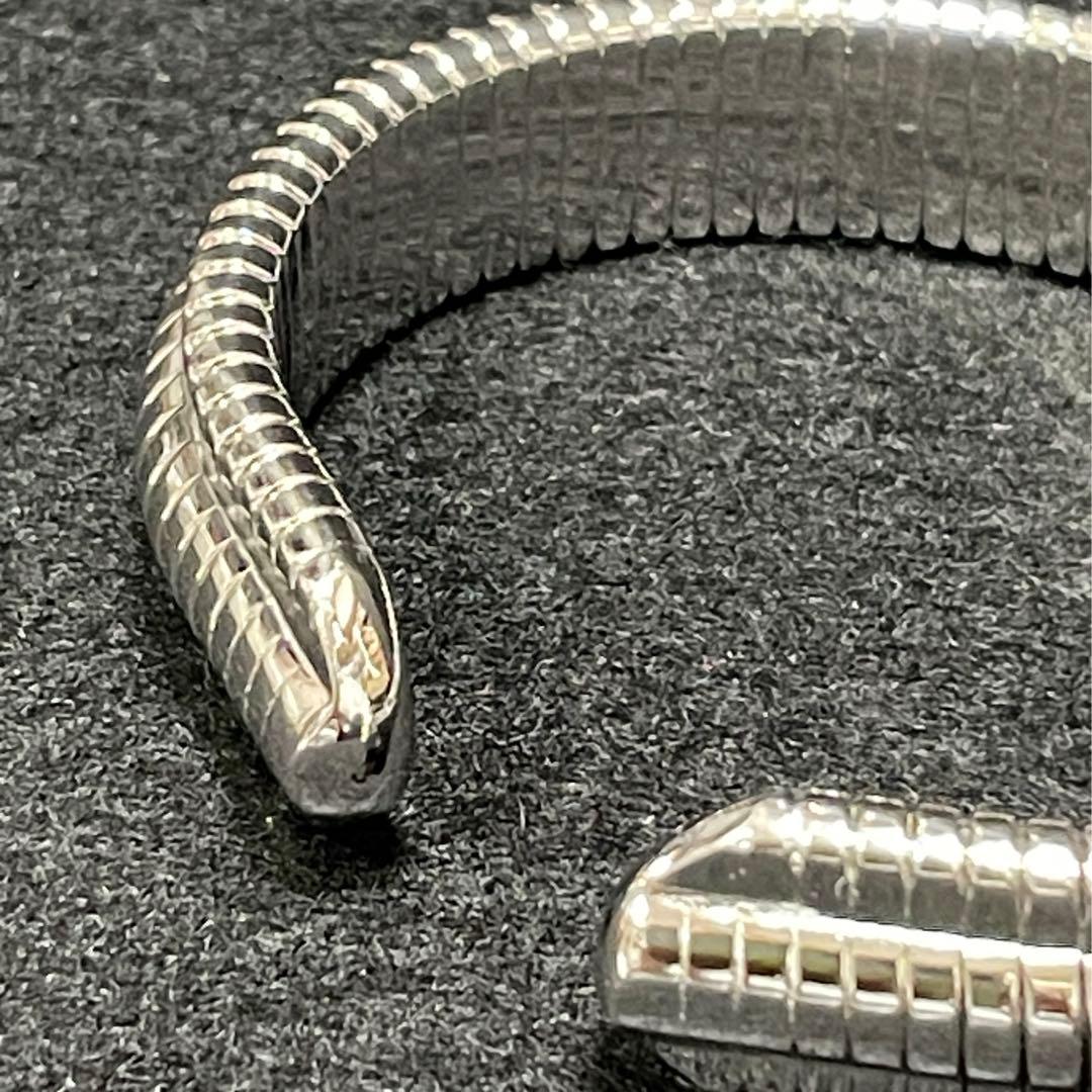 美品 オルゴンリング バングル ブレスレット シルバー系 施術用