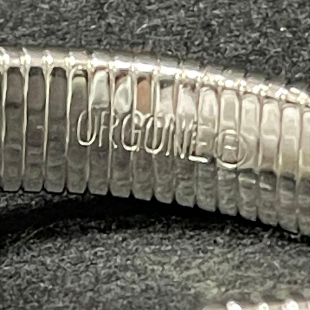 美品 オルゴンリング バングル ブレスレット シルバー系 施術用