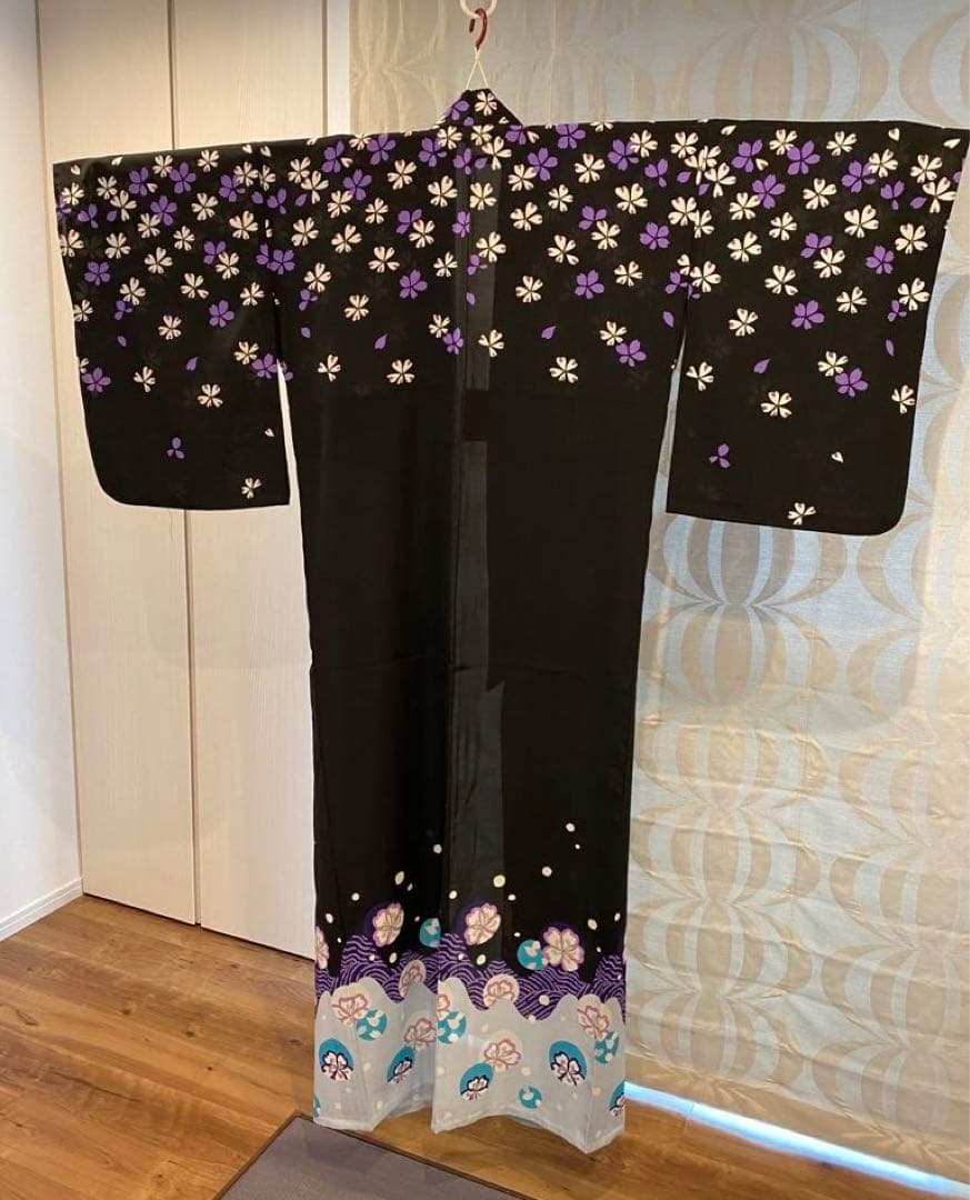 アナスイ浴衣　さんび　帯は組曲