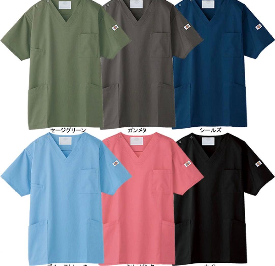 ディッキーズ　男女兼用　スクラブ上下セット　Lサイズ 医療FOLK