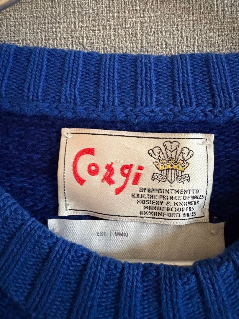 Corgi コーギ Mサイズ handmade knit イギリス製ハンドメイド