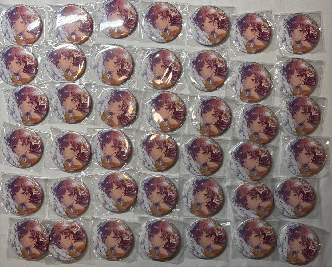 D プロセカ 東雲絵名 8B グリ缶 グリッター缶バッジ 42個