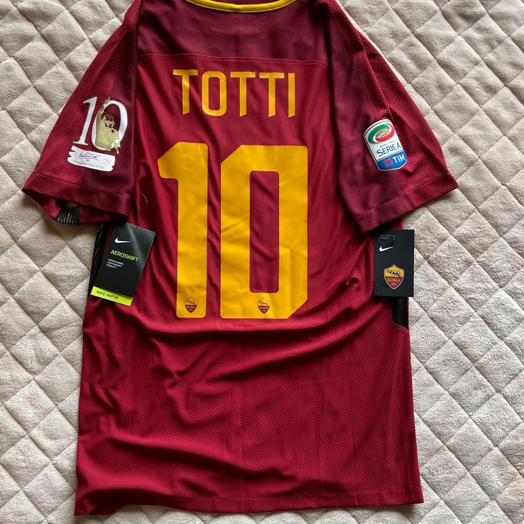 ウ*ズ様 デッドストック ローマ トッティ#10 現役ラストマッチパッチ付き