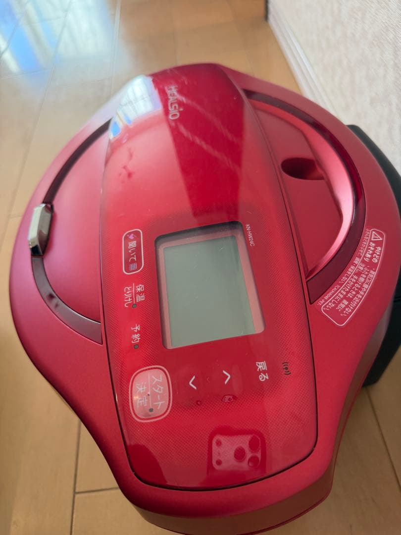 【ホットクック2.4L】 SHARP KN-HW24C-R 本体・付属品あり
