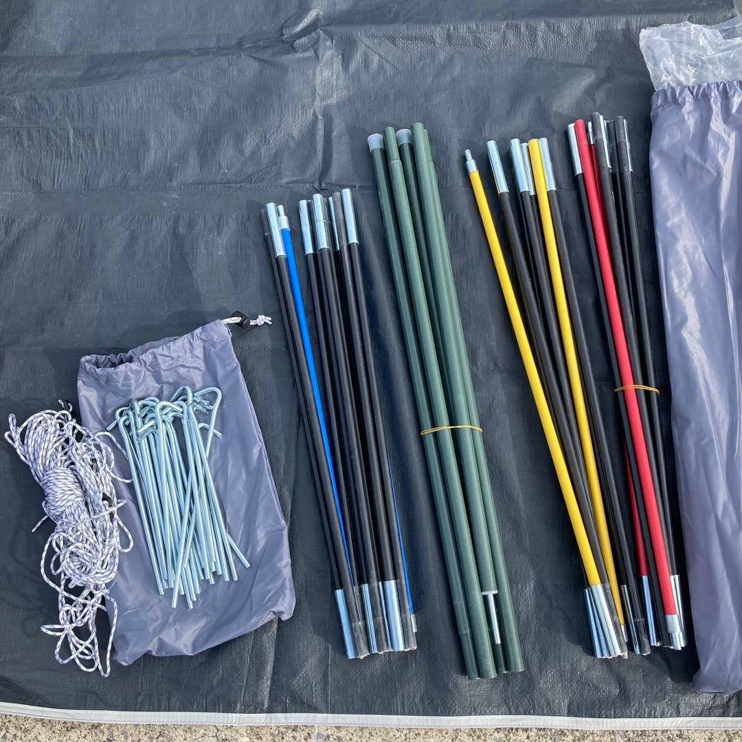 極美品　TENT FACTORY フォーシーズンテント　トンネル2ルーム