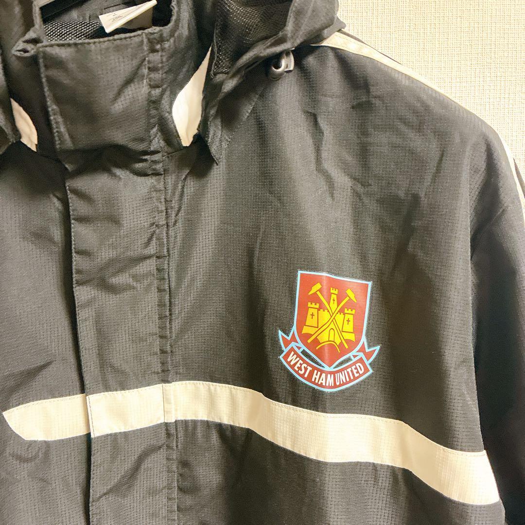 アディダス　ウエストハム　フード付き　ナイロンジャケット　XL adidas