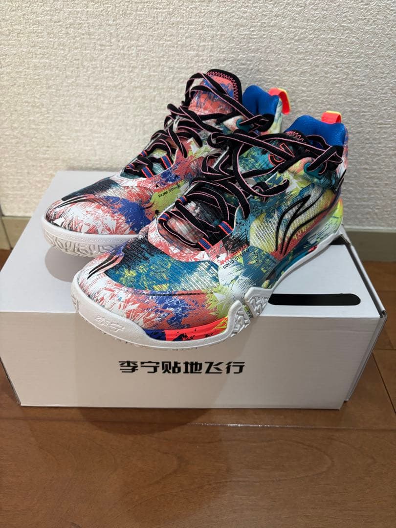 最終出品リーニン バドミントン シューズ AYAV001 SAGA 3 PRO