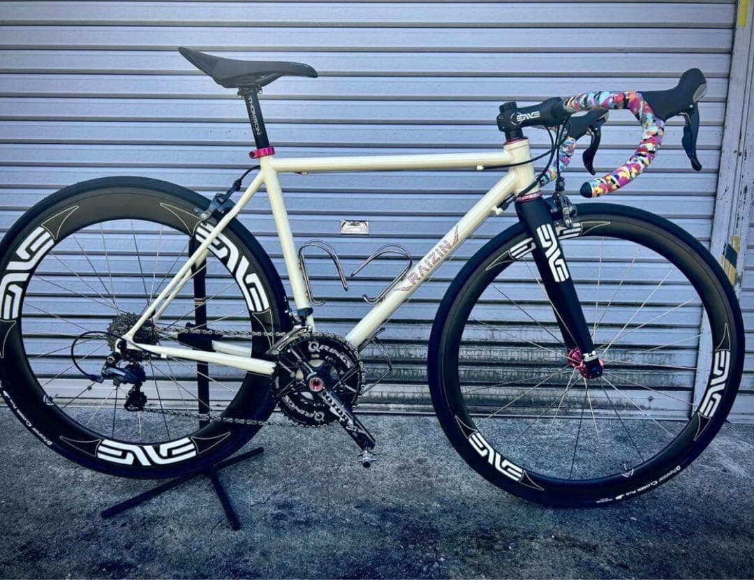 美品転倒無しENVE ChrisKing R45 カーボンホイール