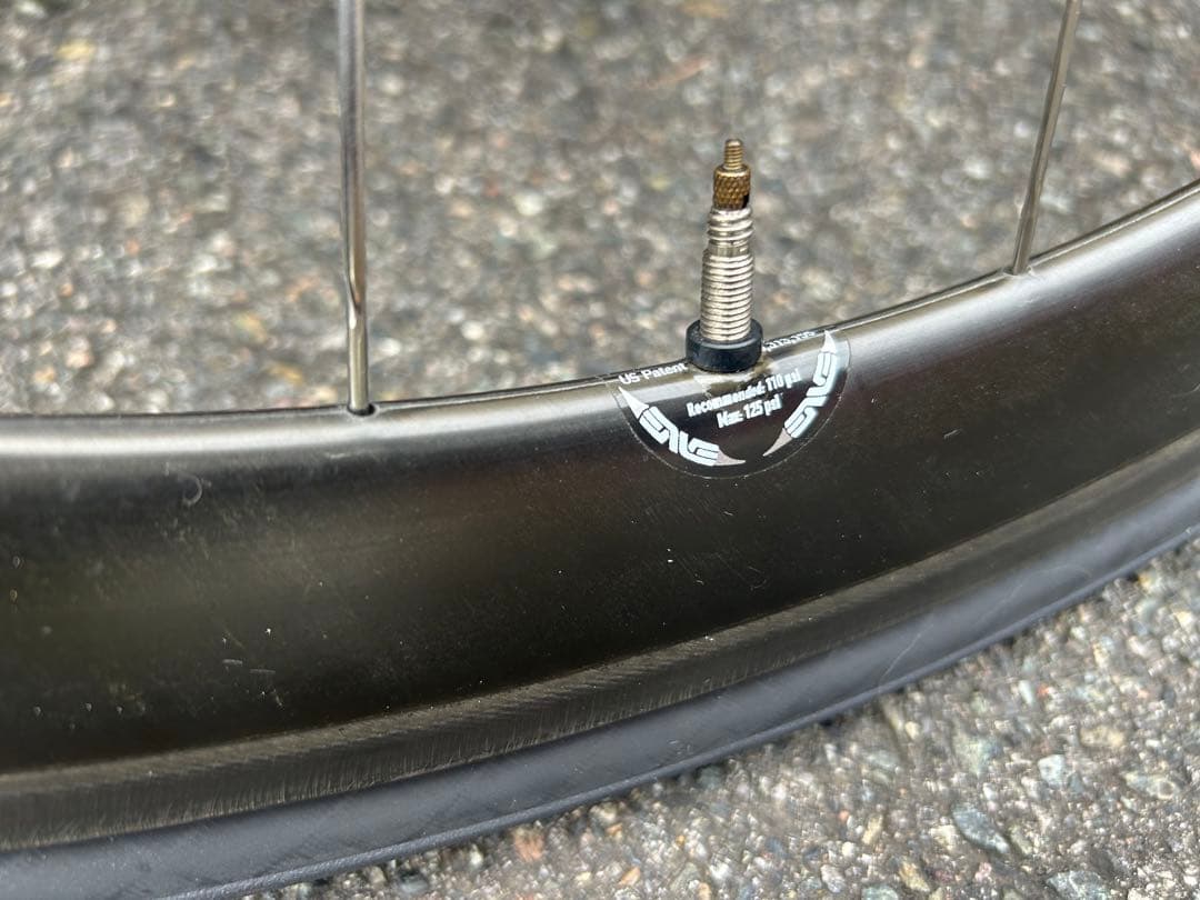 美品転倒無しENVE ChrisKing R45 カーボンホイール