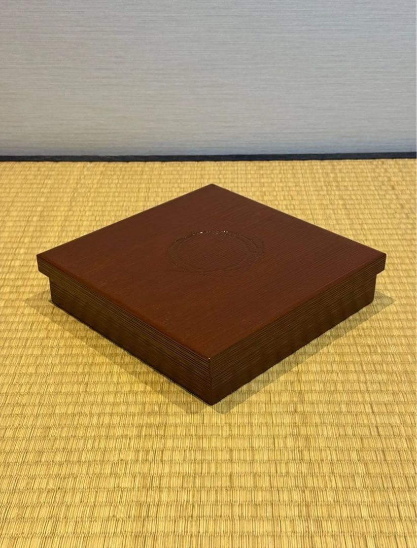 木製漆塗り 初瀬川柳菴 作 柳筥 出世膳 5客 茶懐石道具 弁当箱 共箱