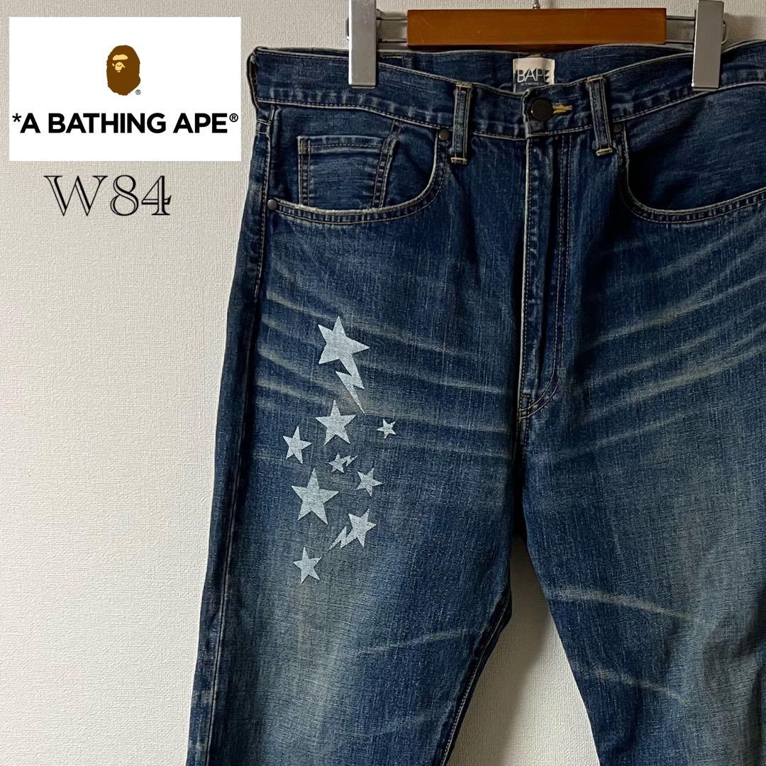 初期 A BATHING APE/シューティングスターデニム/M/インディゴ