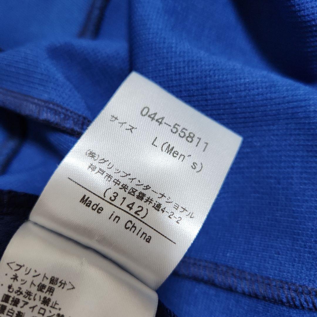 未使用美品☆Rosasen☆ゴルフクォーターゲージブルゾン春秋 L ネイビー