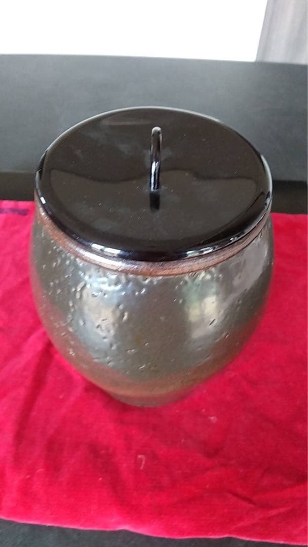 丹波焼　古美術、古丹波　黒丹波　水差し　茶道具　茶器　煎茶道具　古道具　雑器