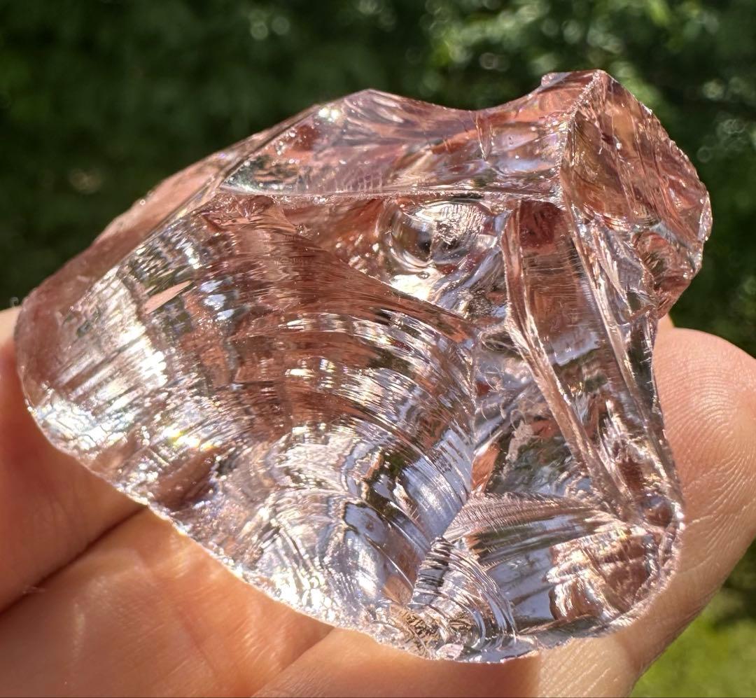 シエラネバダ産アンダラクリスタル　ピンク　高次元ヒーリング　瞑想ヨガ