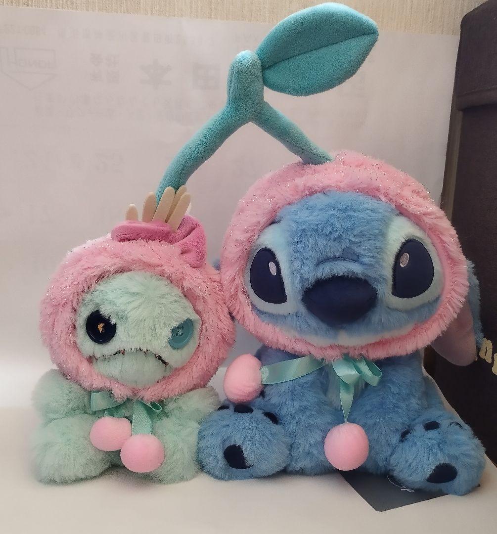 ディズニー スティッチ＆スクランプ ぬいぐるみ GLOSSY FRUITS